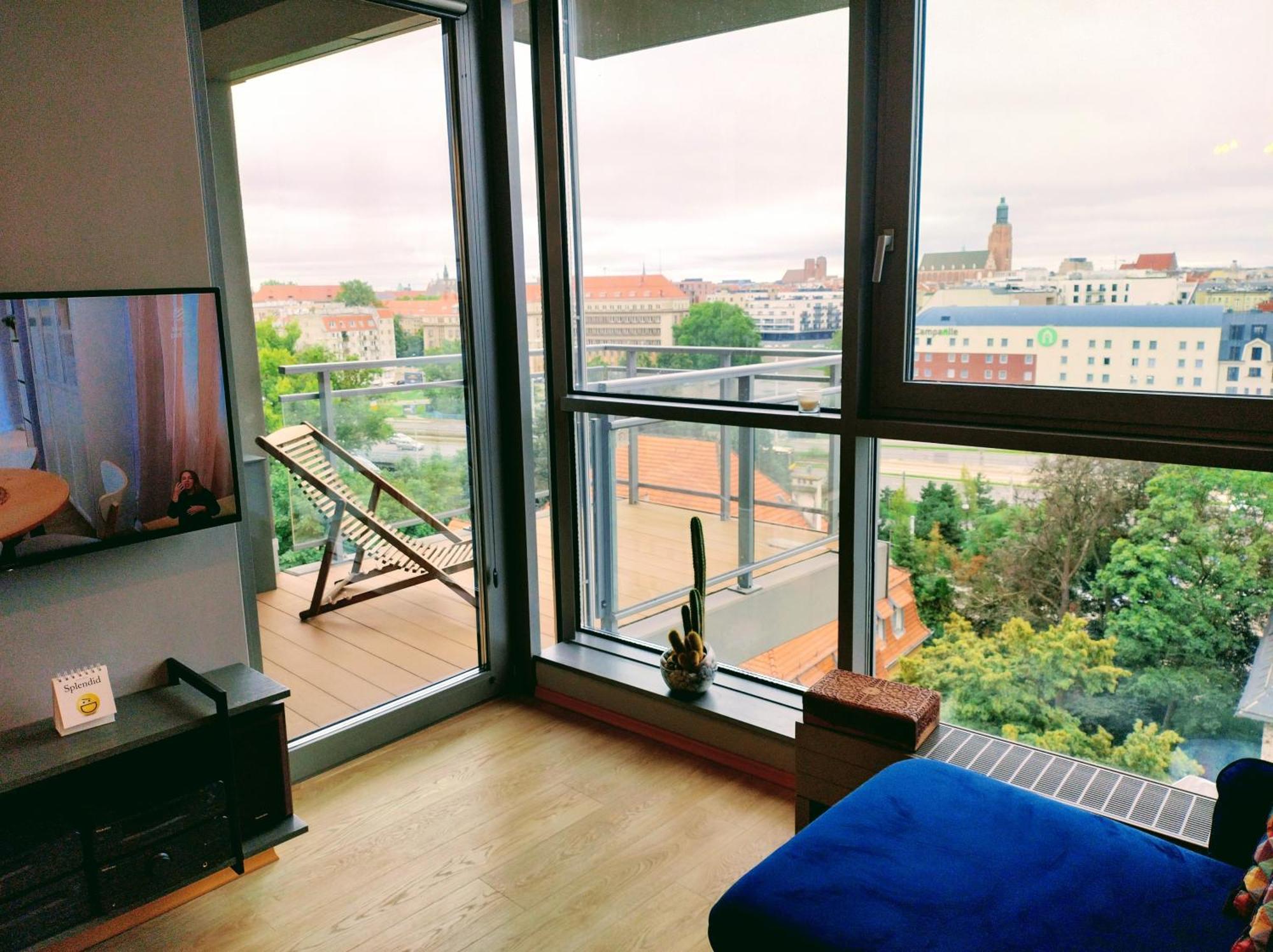 Ferienwohnung M Z Widokiem Breslau Exterior foto